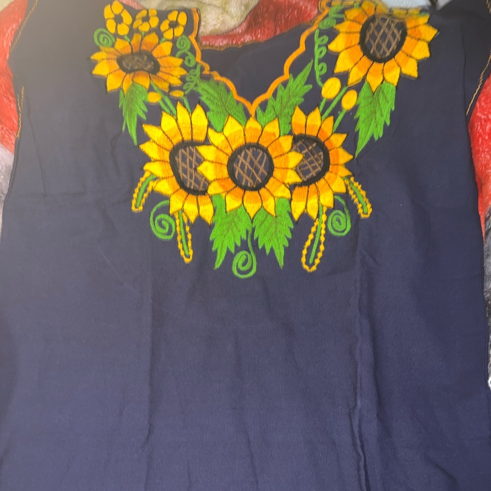 floral blouse